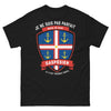 T-shirt Gaspésien noir - Je ne suis pas parfait
