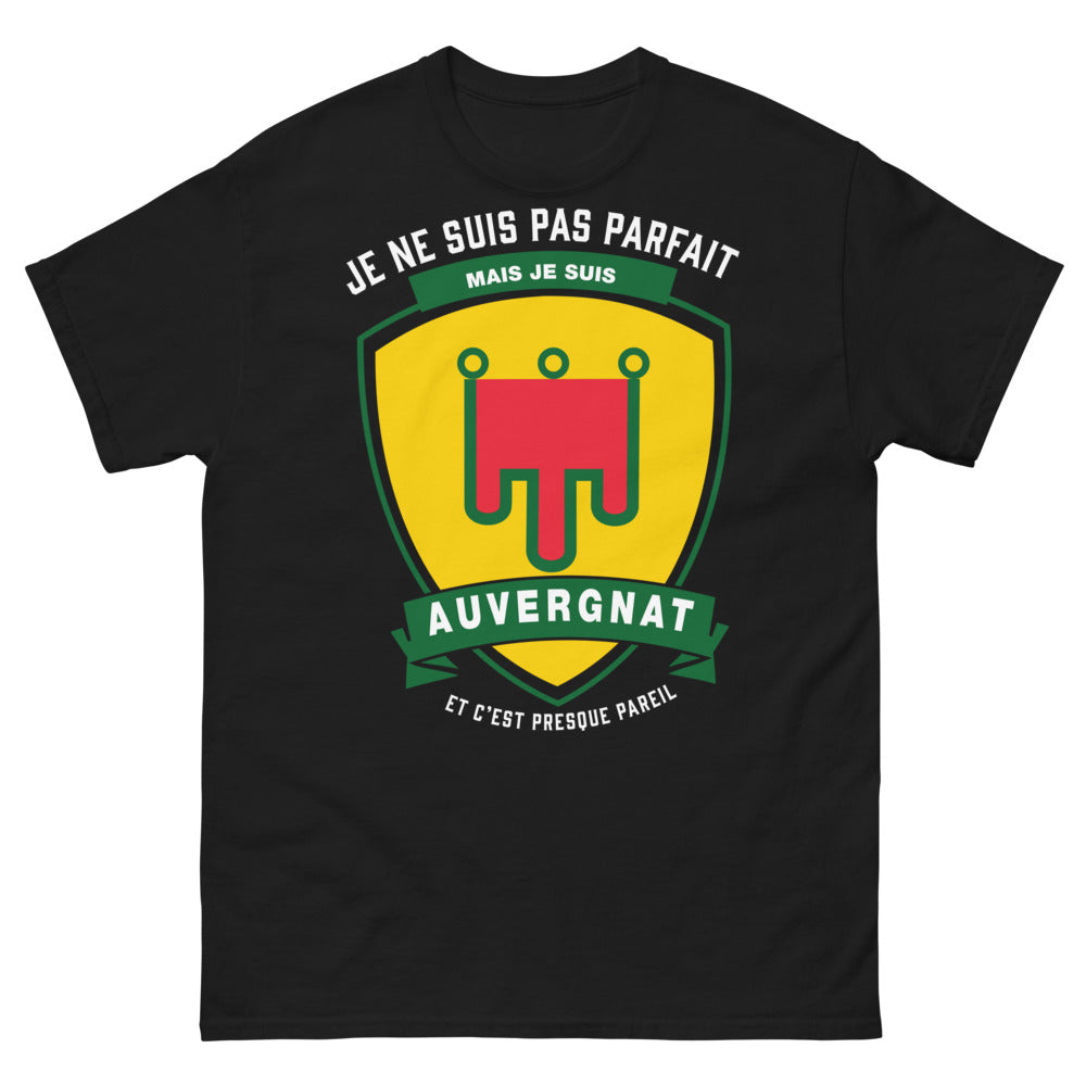 T-shirt Auvergnat noir - Je ne suis pas parfait