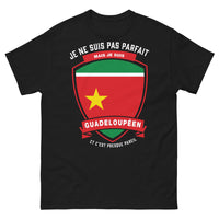 Thumbnail for T-shirt Guadeloupe noir - je ne suis pas parfait