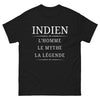 T-shirt Indien noir - l'homme, le mythe, la légende