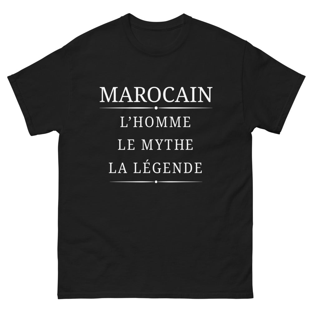 T-shirt Marocain noir - Légende vivante