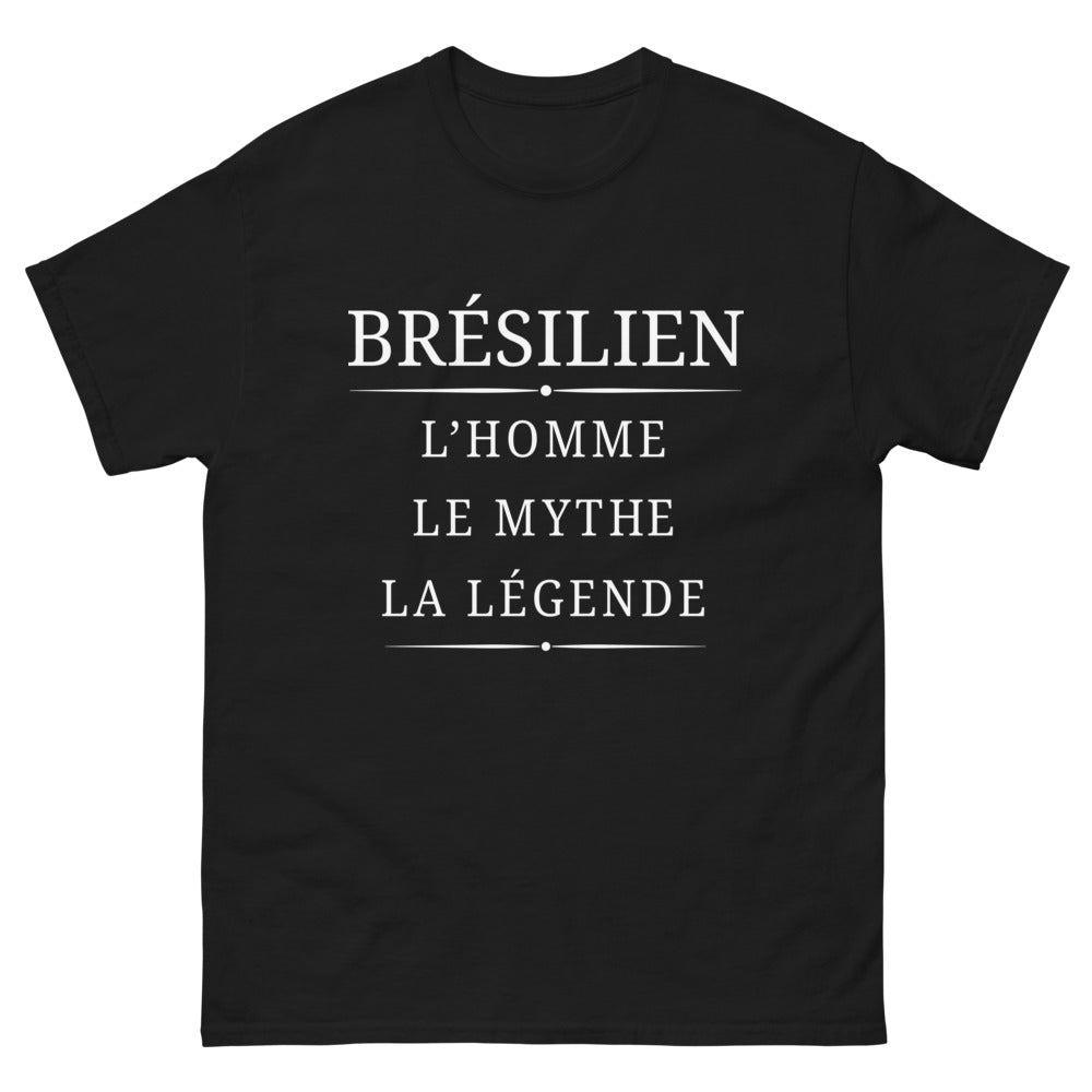 T-shirt Brésilien noir - l'homme, le mythe, la légende