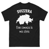 T-shirt Svizzera nero - Dove Comincia la Mia Storia