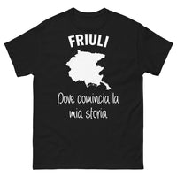 Thumbnail for T-shirt Friuli noir - Dove Comincia la Mia Storia