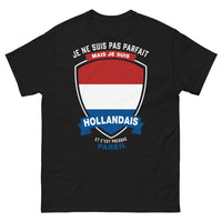 Thumbnail for T-shirt hollandais noir - Je ne suis pas parfait mais je suis hollandais