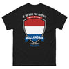 T-shirt hollandais noir - Je ne suis pas parfait mais je suis hollandais