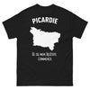 T-shirt Picardie noir - là où mon histoire commence