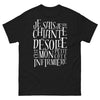 T-shirt infirmière noir - Je sais, mon petit côté infirmière