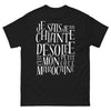 T-shirt Marocaine noir - clin d'œil aux origines