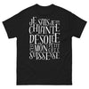 T-shirt Suisse noir - Je sais, je suis chiante