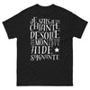T-shirt aide-soignante noir - Je-sais-je-suis-chiante