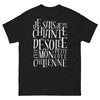T-shirt Mon Petit Côté Chienne noir - humour audacieux