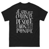 T-shirt polonaise noir - Je sais, je suis chiante