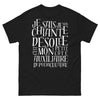T-shirt auxiliaires de puériculture noir - Je sais, je suis chiante