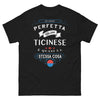 T-shirt ticinese noir - Io sono perfetta