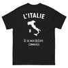 T-shirt Italie noir - Là où mon histoire commence