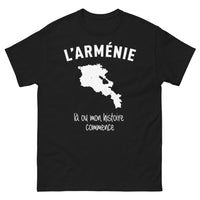 Thumbnail for T-shirt Arménie noir - Là où mon histoire commence