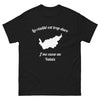 T-shirt Valais noir - La réalité est trop dure