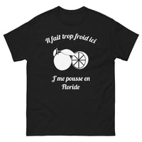 Thumbnail for T-shirt Canadiens noir - Il fait trop froid ici, je me pousse en Floride