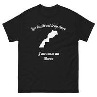 Thumbnail for T-shirt Nostalgie marocaine noir - motif sombre et esprit voyageur