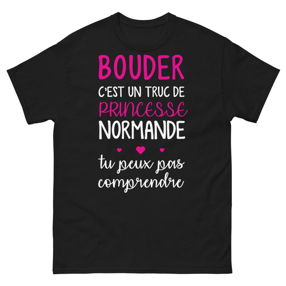 T-shirt Normande noir - Bouder, un Truc de Princesse