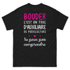 T-shirt auxiliaire de puériculture noir - L'art de bouder