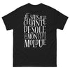 T-shirt moldu noir - je suis un peu chiante