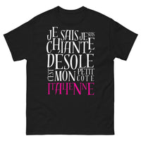 Thumbnail for T-shirt Italie noir - côté italien avec humour
