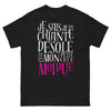 T-shirt Moldu noir - Je sais, je suis chiante