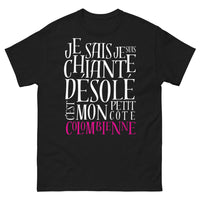 Thumbnail for T-shirt Colombienne noir - Je sais, je suis chiante