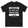 T-shirt Bretagne noir - Désolé ce mec est pris par Julie