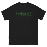 Thumbnail for T-shirt Développeur noir - café en code, magie du web