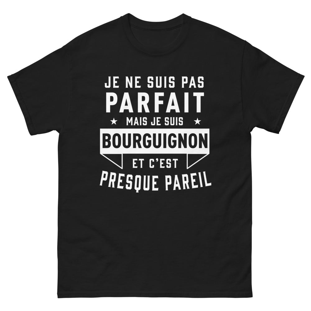 T-shirt Bourguignon noir - presque parfait