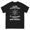 T-shirt technicienne de laboratoire noir - quel est ton super-pouvoir?