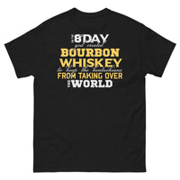 Thumbnail for T-shirt Kentucky noir face - On the 8th Day God Created Bourbon