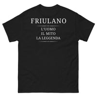 Thumbnail for T-shirt Friulano noir face - L'uomo, Il Mito, La Leggenda
