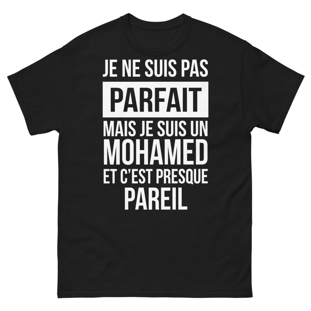 T-shirt Mohamed noir - presque parfait