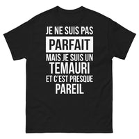 Thumbnail for T-shirt Temauri noir - je ne suis pas parfait