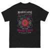 T-shirt Marocain noir - cœur sur la main, grande gueule guerrier