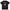 T-shirt italienne noir - cœur sur la main