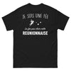 T-shirt Réunionnaise noir - Je suis une fée pas chier