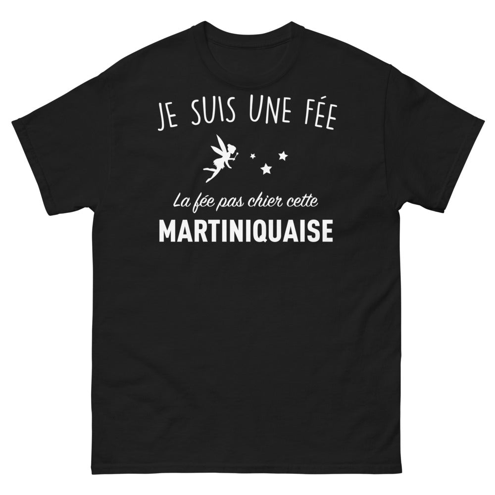 T-shirt Martiniquaise noir - fée piquante