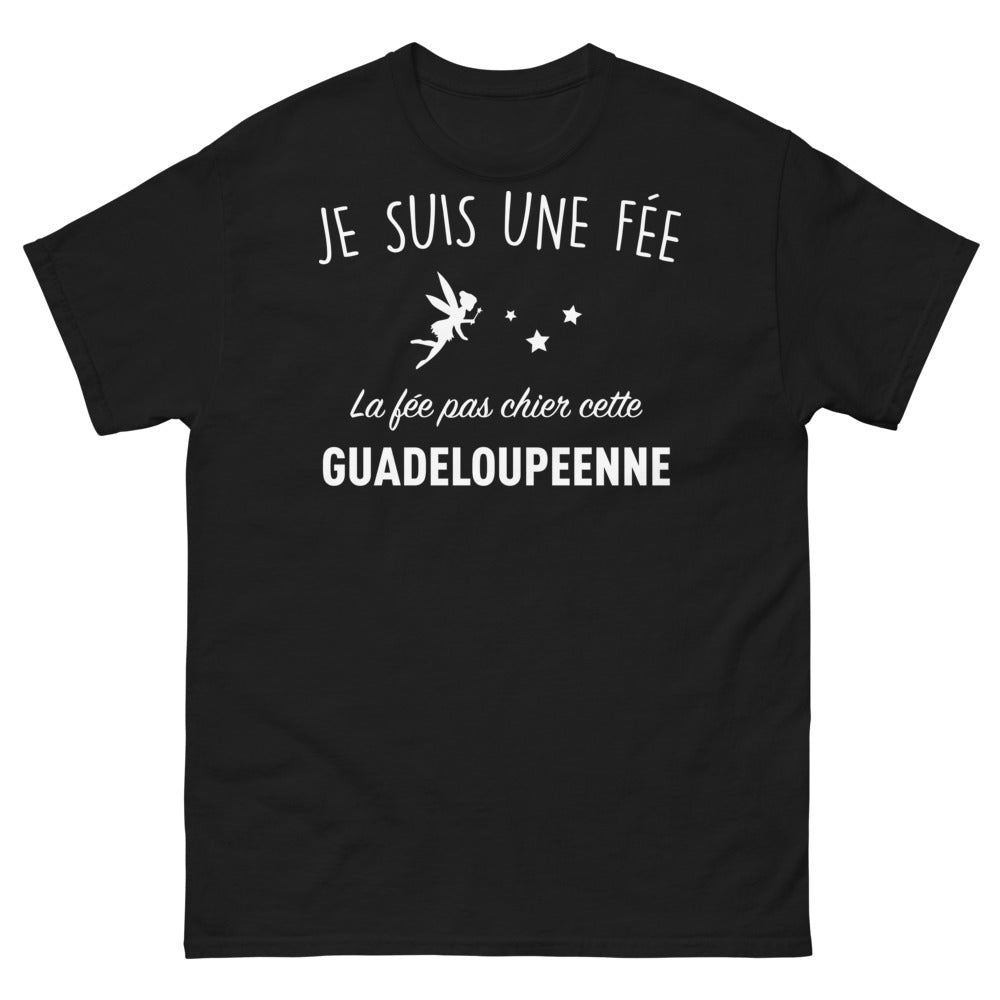 T-shirt Guadeloupe noir - Je suis une Fée