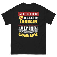 Thumbnail for T-shirt Lorraine noir - sarcasme local