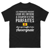 T-shirt Auvergnate noir - fierté et humour