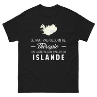 Thumbnail for T-shirt Islande noir - J'ai juste besoin d'aller en Islande
