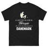 T-shirt Danemark noir - humour nordique