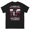 T-shirt Slovaques noir - Les Slovaques sont la tempête