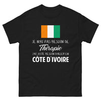 Thumbnail for T-shirt Côte d'Ivoire noir - J'ai juste besoin d'aller en Côte d'Ivoire