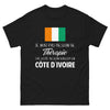 T-shirt Côte d'Ivoire noir - J'ai juste besoin d'aller en Côte d'Ivoire